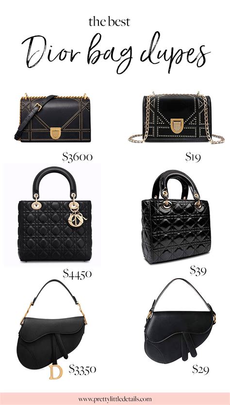 lady dior bag dupe amazon|christian dior knockoff bags.